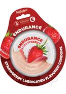 Endurance Condom Strawberry 3pk