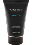 Wicked Jelle Unscented Anal Gel 4oz