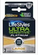 Lifestyles Sensitive Platinum Large 3`s