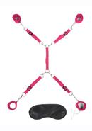 Lux F Bed Spreader 7pc Hot Pink